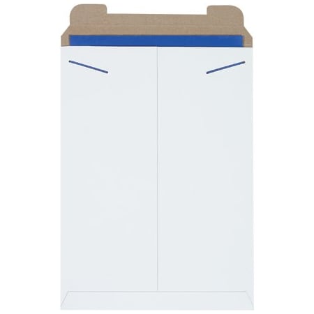 Bsc Preferred 13 x 18'' White Stayflats Mailers, 100PK BUY00018143